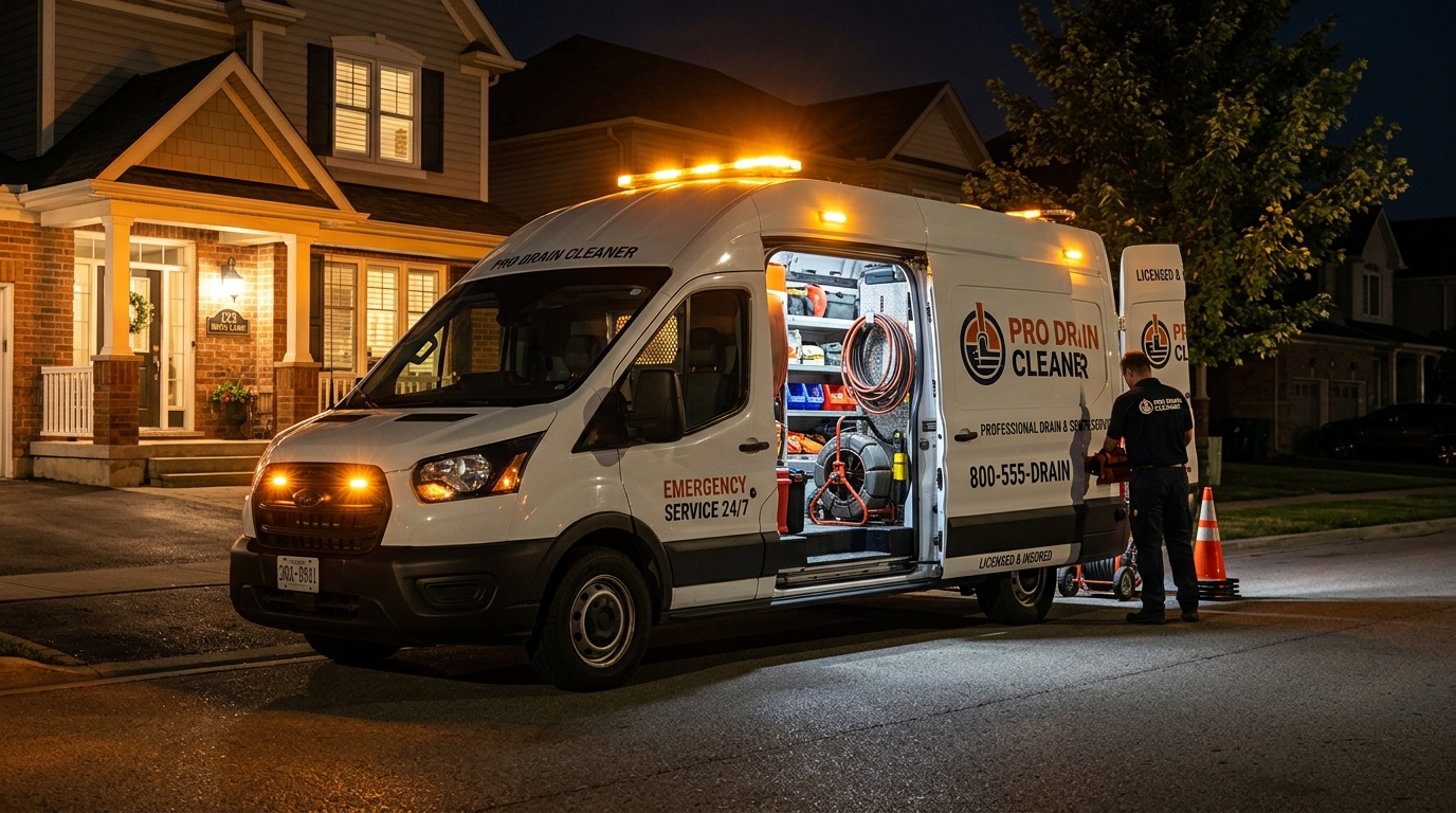 24/7 emergency sewer clearing